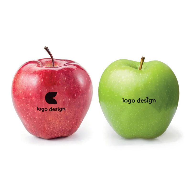 Appel met logo