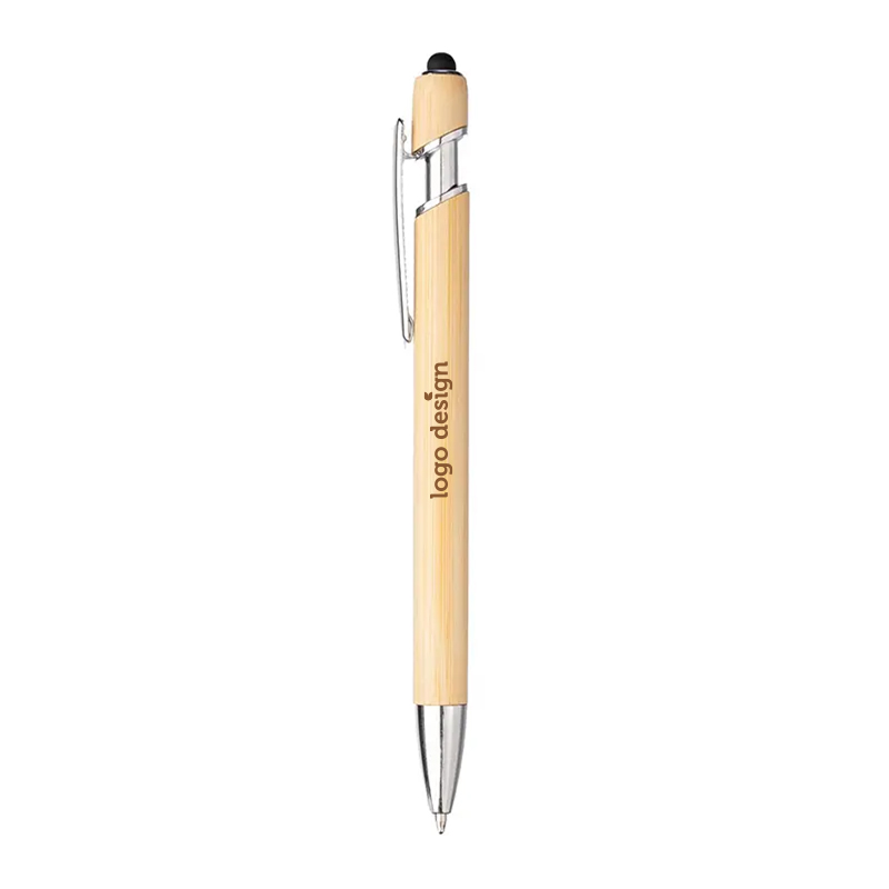 Bamboe pen met stylus