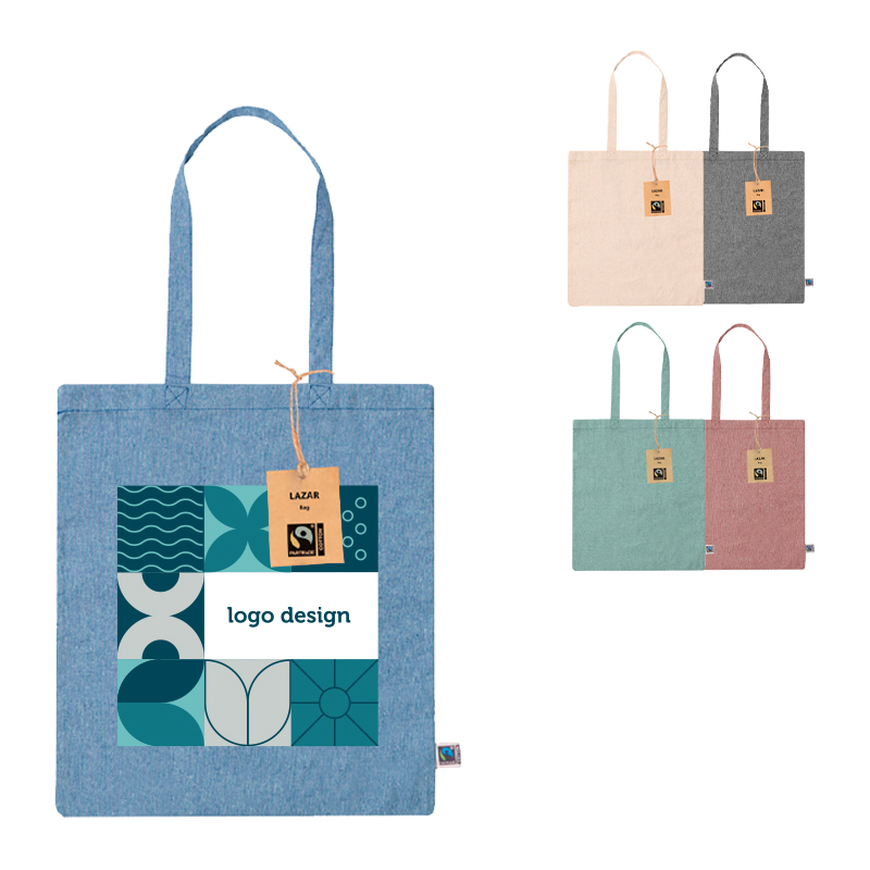 Fairtrade tas gerecycled katoen