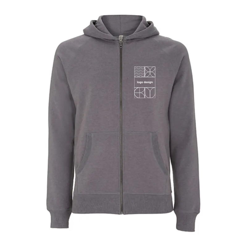 Gerecyclede Zip-Up Hoodie Unisex