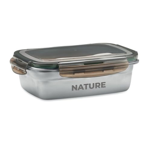 Eco lunchbox gerecycled RVS - Afbeelding 1