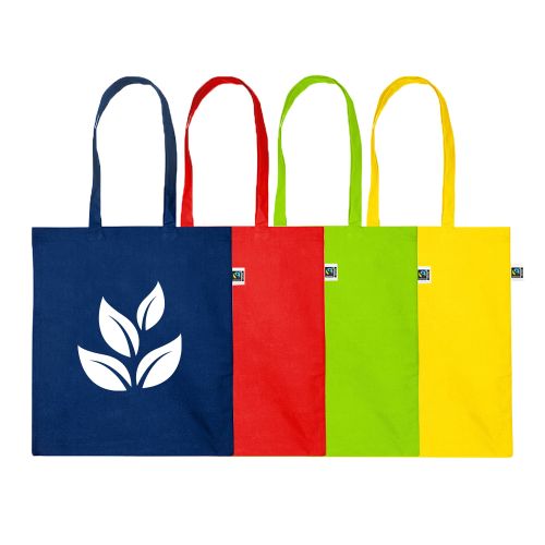 Fairtrade tote bag | gekleurd - Afbeelding 1