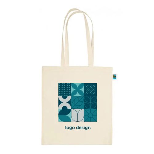 Fairtrade tas | 150 gr./m2 | Ecru - Afbeelding 1